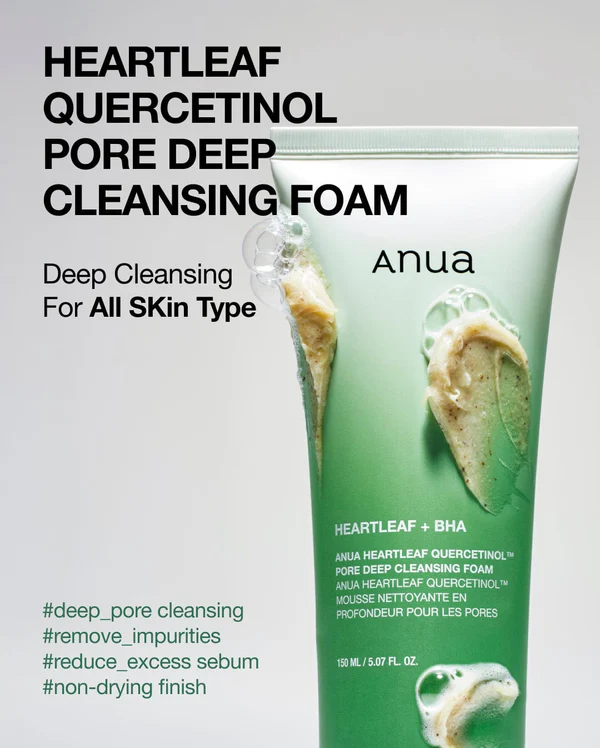 Heartleaf Quercetinol Cleansing Foam 150ml 2