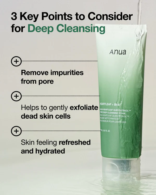 Heartleaf Quercetinol Cleansing Foam 150ml 3