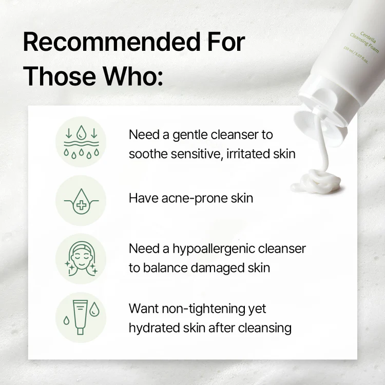 Centella Cleansing Foam 150ml 3
