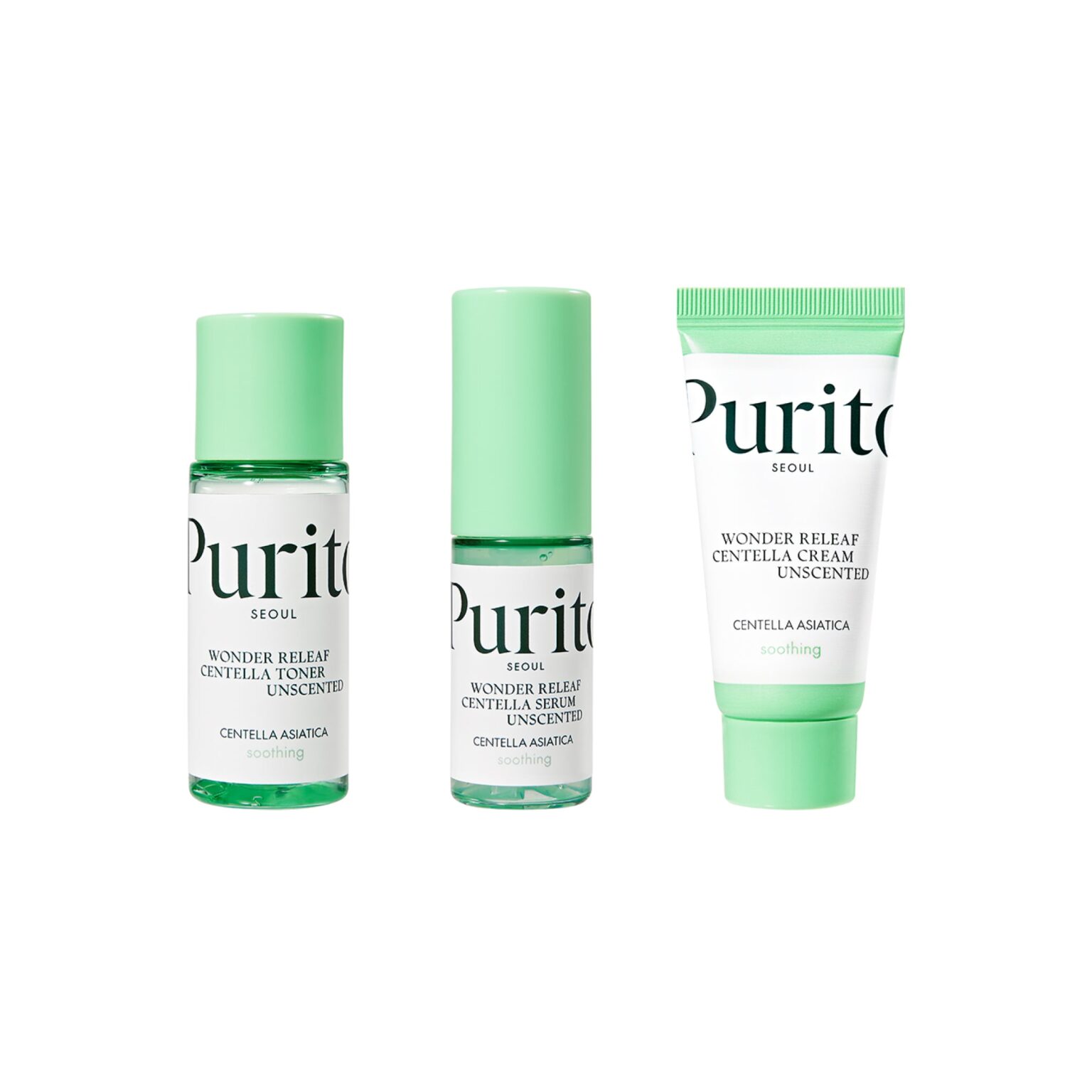Wonder Releaf Centella Unscented Mini Kit 3